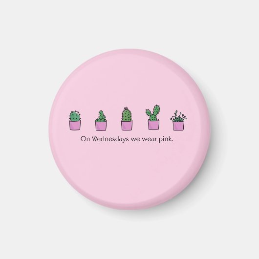 Mittwochs tragen wir rosa magnet (Vorne)