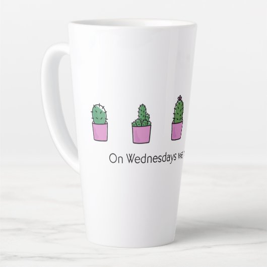 Mittwochs tragen wir rosa milchtasse (Linke Ecke)