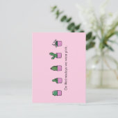 Mittwochs tragen wir rosa postkarte (Stehend Vorderseite)
