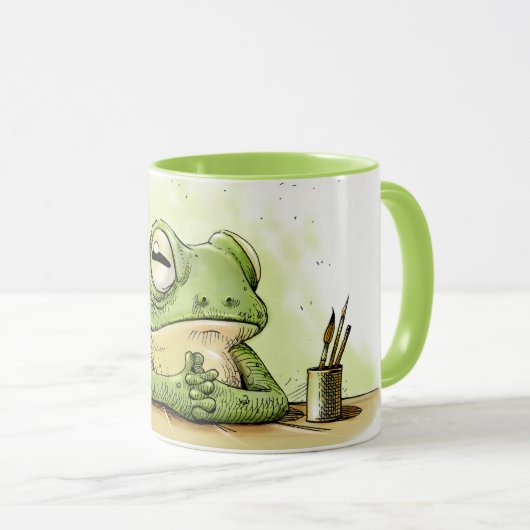 Mittwochsfrosch Tasse (VorderseiteRechts)