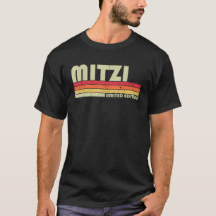 MITZI Geschenkname Personalisiert Retro Vintage 80 T-Shirt