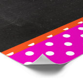 Mitzvah Chalkboard Tree of Life Sign in Board Poster (Ecke)