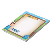 Mitzvah | Mitzvah Tzetel | Boys Chassidish Notizblock (Rotiert)