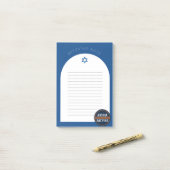 Mitzvah Note Post-it Klebezettel (Auf Schreibtisch)