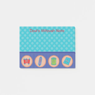 Mitzvah Note Post it Pad Post-it Klebezettel