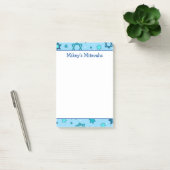Mitzvah Notes - Light Blue Star von David Post-it Klebezettel (Büro)