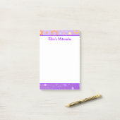 Mitzvah Notes - Lila Star von David Post-it Klebezettel (Auf Schreibtisch)