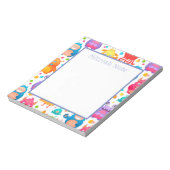 Mitzvah Notes Monsters Boys Notepad Notizblock (Rotiert)