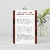 MITZVAH Service Info Fragen Beratung Einladung (Stehend Vorderseite)