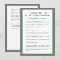 MITZVAH-Service-Informationen Fragen Beratung grün