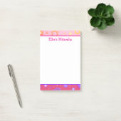 Mitzwa-Notizen - Rosa Davidstern Post-it Klebezettel (Büro)
