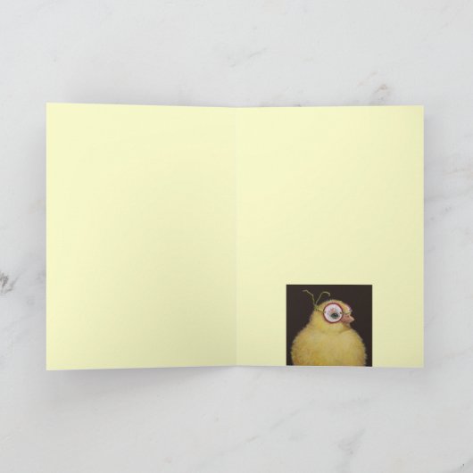 Mitzy, die maskierte Pieptkarte Karte (Innenseite)