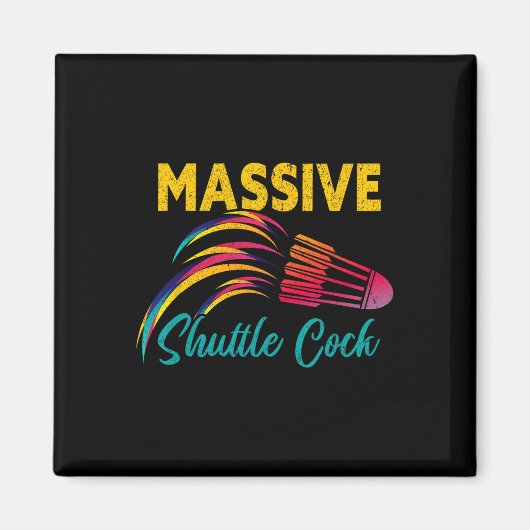 Mive Shuttle Funny Dminton 2 Magnet (Vorne)