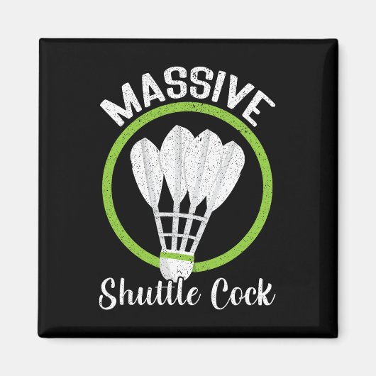 Mive Shuttle Funny Dminton Magnet (Vorne)