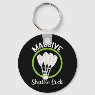 Mive Shuttle Funny Dminton Schlüsselanhänger