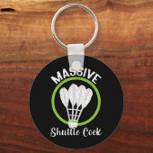 Mive Shuttle Funny Dminton Schlüsselanhänger (Vorderseite)