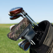 Mix 3D Quadrate mit Hammerglas mit Hintergrund T Golf Headcover (In Situ)