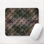 Mix 3D Quadrate mit Hammerglas mit Hintergrund T Mousepad (Mit Mouse)