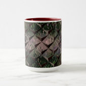 Mix 3D Quadrate mit Hammerglas mit Hintergrund T Tasse (Zentrum)