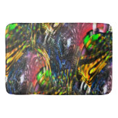 Mix aus bunten virtuellen Kunstwerken, inspiriert  Badematte (Vorderseite)