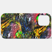 Mix aus bunten virtuellen Kunstwerken, inspiriert Case-Mate iPhone Hülle (Rückseite (Horizontal))
