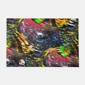 Mix aus bunten virtuellen Kunstwerken, inspiriert Fußmatte (Vorderseite)