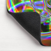 Mix aus Regenbogen und farbiger Acryl- oder Neon-B Mousepad (Ecke)