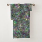 Mix aus strukturiertem Grob, Kratzern und matt hel Badhandtuch Set (Insitu)