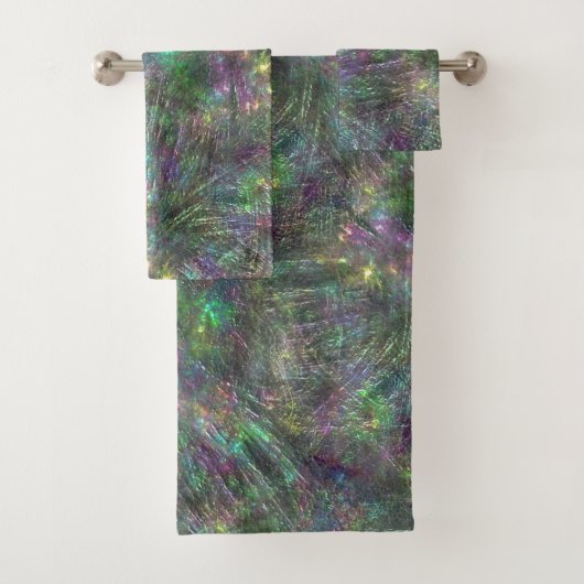 Mix aus strukturiertem Grob, Kratzern und matt hel Badhandtuch Set (Insitu)