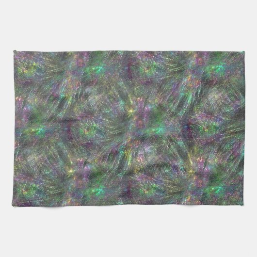 Mix aus strukturiertem Grob, Kratzern und matt hel Geschirrtuch (Horizontal)