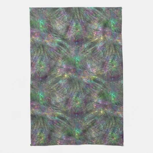 Mix aus strukturiertem Grob, Kratzern und matt hel Geschirrtuch (Vertikal)