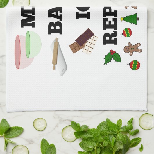 Mix Bake Ice Wiederholung! Geschirrtuch (Gefaltet)
