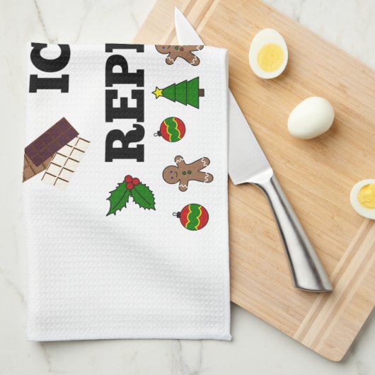 Mix Bake Ice Wiederholung! Geschirrtuch (Viertel Falte)