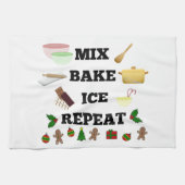 Mix Bake Ice Wiederholung! Geschirrtuch (Horizontal)