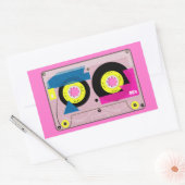 Mix-Band der 80er Rechteckiger Aufkleber (Umschlag)