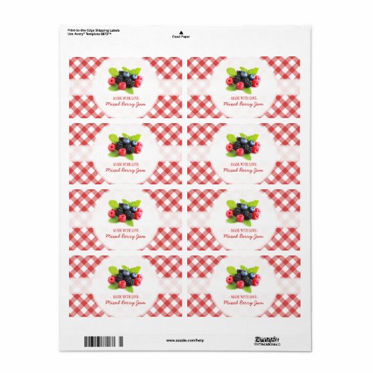 Mix Berry Jam Red Fruits (Vorne)