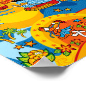 Mix Brasil von Mônica Fuchshuber Poster (Ecke)