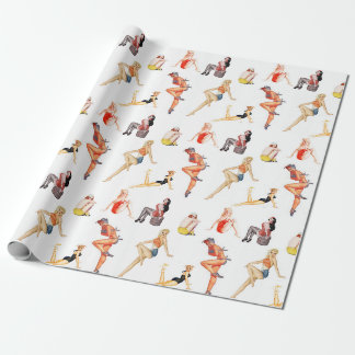 Mix diese Button-Up-Girls 2 Geschenkpapier
