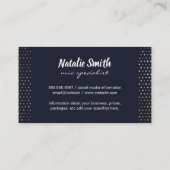 Mix Drinks | Cocktails | Bartender Visitenkarte (Rückseite)