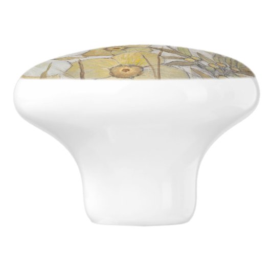 Mix Floral Keramikknauf (Seitenansicht)