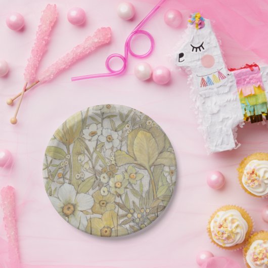 Mix Floral Pappteller (Party)