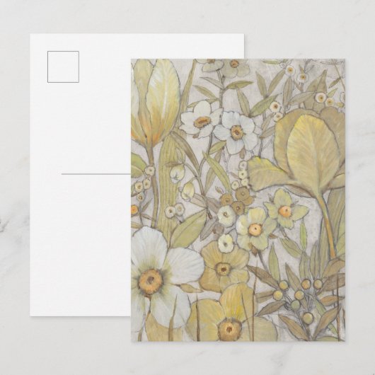 Mix Floral Postkarte (Vorne/Hinten)