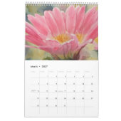 Mix Frühlingsblumen Aquarellmalerei 2 Kalender (Mär 2027)