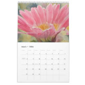 Mix Frühlingsblumen Aquarellmalerei 2 Kalender (Mär 2026)