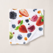 Mix Fruits Badhandtuch Set (Waschlappen)