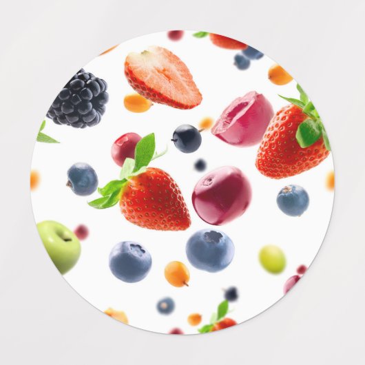 Mix Fruits Etiketten (Design 1)