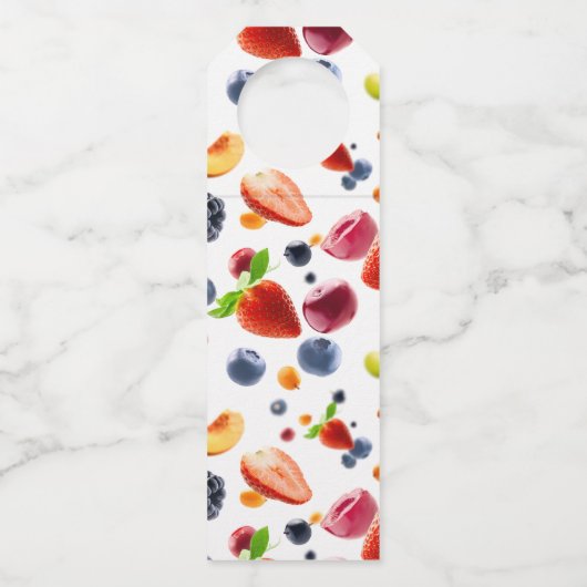 Mix Fruits Flaschenanhänger (Vorderseite)