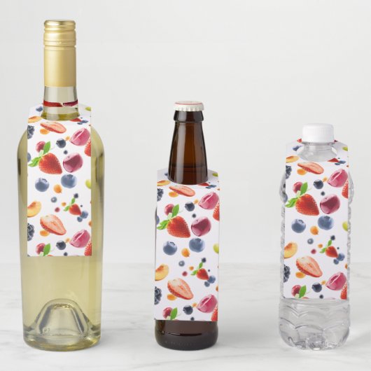 Mix Fruits Flaschenanhänger (Beispiel)