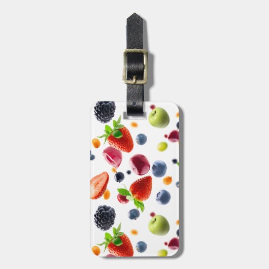 Mix Fruits Gepäckanhänger (Vorderseite vertikal)