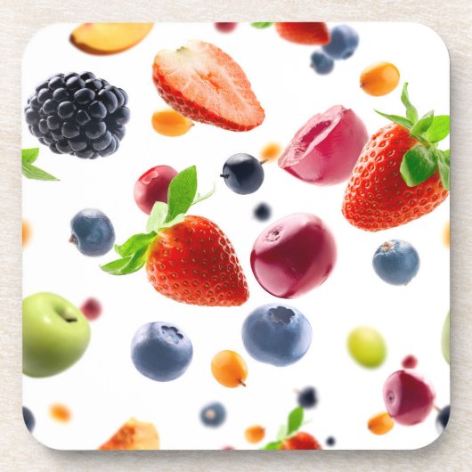 Mix Fruits Getränkeuntersetzer (Vorderseite)